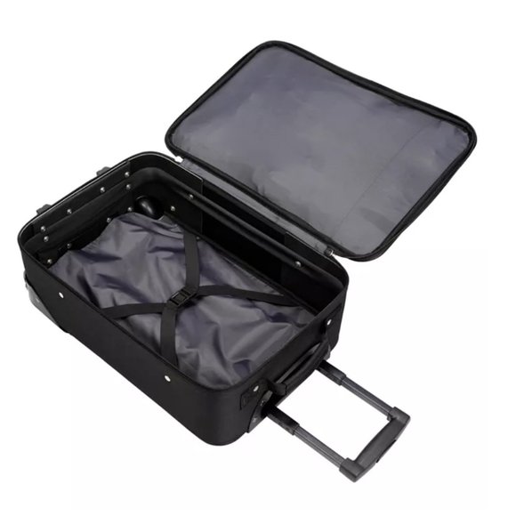 iPack Breeze 2PC Softside 20" Carry on Luggage Set Rolling Suitcase + 16" Tote - Picture 4 of 6